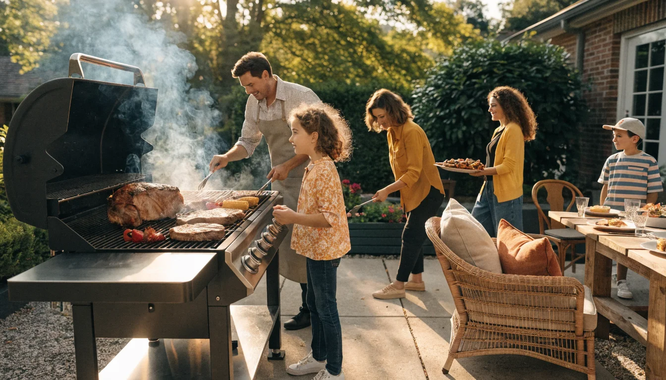 Grigliata in giardino
